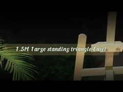 Drzewny stojak, regulowany stojak na płótno Ślubne znaki sztuki Stojak dla dzieci Dorosłych