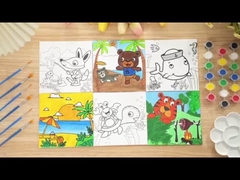 Narzędzia do malowania dla dzieci DIY Kits do malowania na płótnie DIY Dekoracja domu