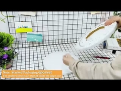 Dostosować rozmiar Płyty płótnowe z bawełny czystej do malowania Okrągłe płyty płótnowe dla początkujących