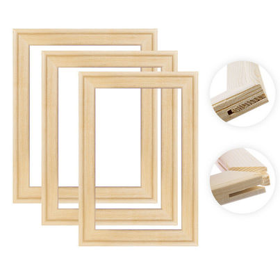 MDF Board Pine Canvas Stretcher Bars Kiln Dried Splinter Free For DIY Framing