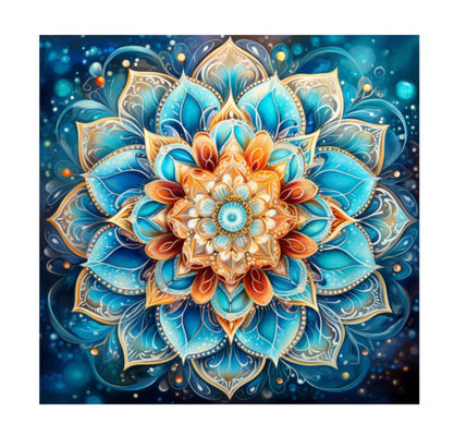 Flower Full Drill Diamond Painting Set Round Rhinestone DIY Diamond Art Kits For Adults
