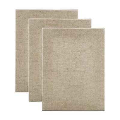 24cm*30cm Linen Stretched Canvas Board with 280g/380g Cotton for Acrylic and Oil Painting