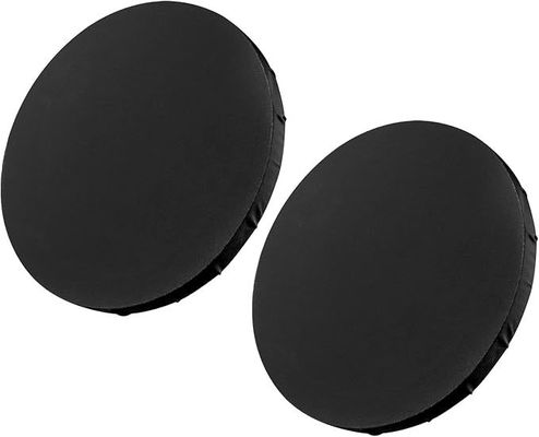 Round Black Matte Finish Stretched Canvas Board for Oil Acrylic Painting and Gouache Crafts
