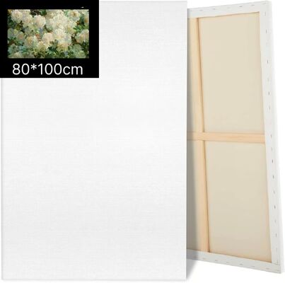 100% Cotton Custom Size Stretched Canvas Board Triple Primed Gesso for Acrylic and Oil Painting