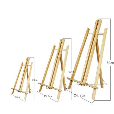 Wholesale Painting Artwork Display Wooden Easel Stand Tabletop Mini Wooden Easel
