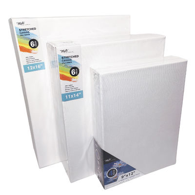 Custom Size 280g Cotton Stretched Canvas Lienzos Para Pintar Canvases For Painting