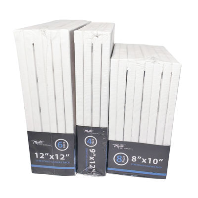 Custom Size 280g Cotton Stretched Canvas Lienzos Para Pintar Canvases For Painting