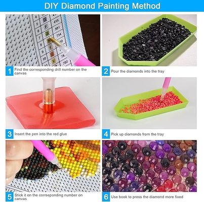 30X40cm Big Moon Diamond Painting Set Full Drill Diamond Art Canvas For Beginners