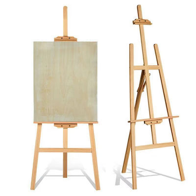 Adjustable Wooden Easel Stand Wedding , Multi Purpose Canvas Easel Stand OEM