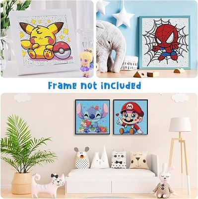 Customized DIY Diamond Painting Kits For Kids , 5d Diamond Painting Art Kits