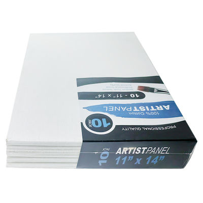Pre Primed Blank Canvas Panels Art Supplies Cradled 100% Cotton Paint Canvas Boards