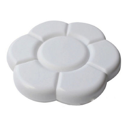 Flower Shape Watercolor And Acrylic Painting Palette Artist Plastic Paint Palette