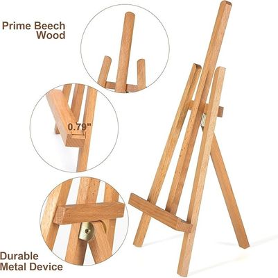 Foldable Tripod Wooden Display Easel 120cm 145cm 175cm Art Easel Stand FSC Approved