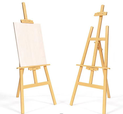 Foldable Tripod Wooden Display Easel 120cm 145cm 175cm Art Easel Stand FSC Approved