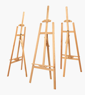 Foldable Tripod Wooden Display Easel 120cm 145cm 175cm Art Easel Stand FSC Approved