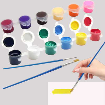 8x8cm DIY Pre Printed Canvas Painting Kits For Kids Includes Brushes and Canvas Ages 6+