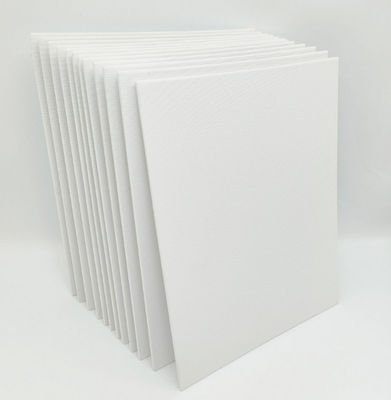 Cotton 12 Pack Blank Canvas Panels Acid Free UV Resistant For Oil / Acrylic Painting