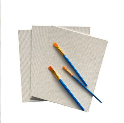 Cotton 12 Pack Blank Canvas Panels Acid Free UV Resistant For Oil / Acrylic Painting