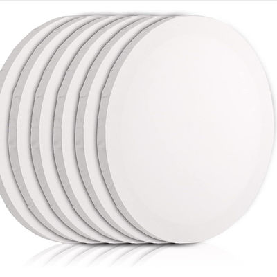 Round Shape Stretched Canvas Board White Blank Artist Canvas For Painting