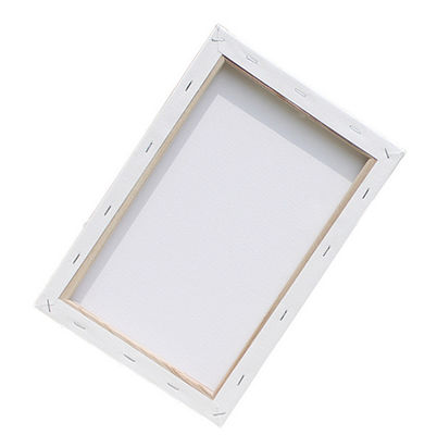 Round Shape Wood Framed Stretched Artist Painting Canvas For Oil And Acrylic Painting