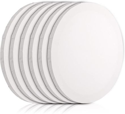 4 Pack Round Pre Stretched Canvases Blank Painting Canvas Boards Water Resistant