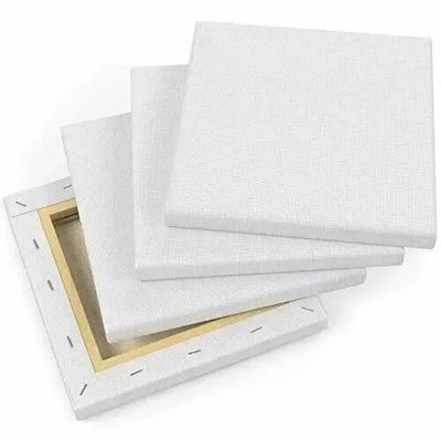 20cmx20cm Stretched Canvas Boards 280G Cotton Stretched Painting Canvas