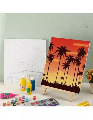 Custom Size Art Canvas Painting Kits DIY Painting Tools For Kids