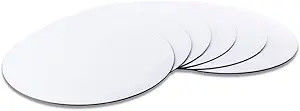 Matte Surface Round Blank Art Canvas Panels DIY Painting Pure Cotton Canvas Board