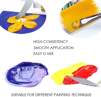 Non Toxic 5ML Artist Acrylic Paint Set For Kids Canvas Paint Customized