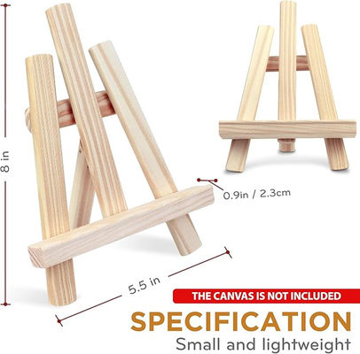 8 Inch Mini Tabletop Wooden Display Easel Sketch Easel Stand For Artists Painting
