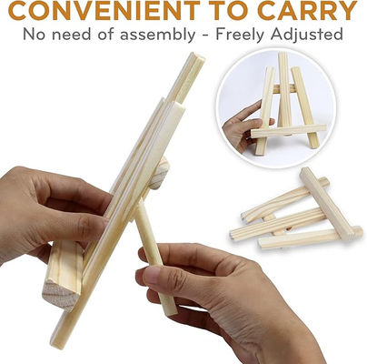 8 Inch Mini Tabletop Wooden Display Easel Sketch Easel Stand For Artists Painting