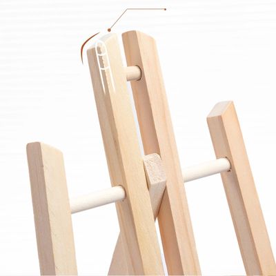 9''X16'' Adjustable Wood Tabletop Easel For Painting , Wooden Easel Stand Foldable