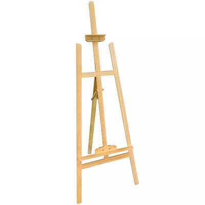 Customized Logo Wooden Display Easels Stand , Photo Picture Paint Canvas Holder