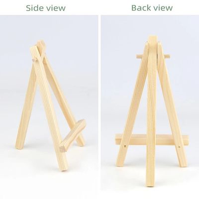 Artist Small Wooden Display Easel Art Craft Painting Triangle Canvas Holder Stand Mini