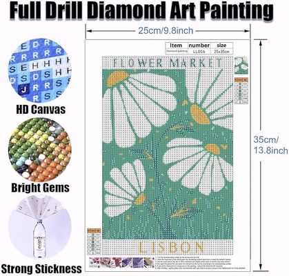 Custom Flower Diamond Painting Kits Funny DIY Crafts For Kids And Adults