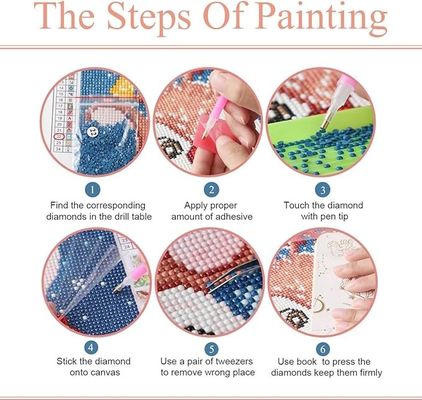 Custom Flower Diamond Painting Kits Funny DIY Crafts For Kids And Adults