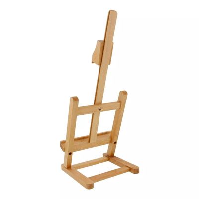 H Frame Tabletop Wooden Easel Stand Art Display Easel For Painting And Displaying
