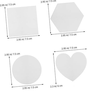 Multi Shape Cradled Wood Canvas Panels Paint Canvas Boards Art Supplies Custom