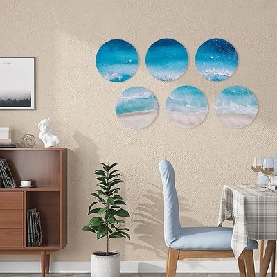 Customize Size Round Canvas Stretched Boards Pure Cotton For Beginners Painting