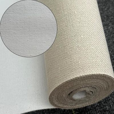 280-380g Acid Free Linen Canvas Rolls Pure White Easy Cut Water Resistant