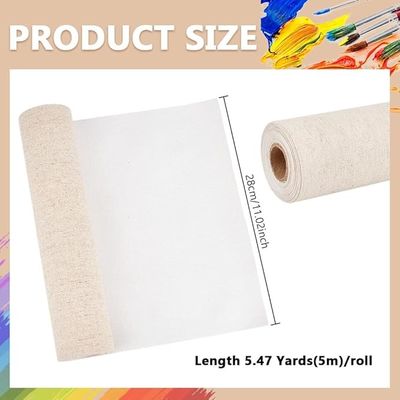 Customize Size Linen Art Canvas Roll 280gsm Thickness For Artists Painting
