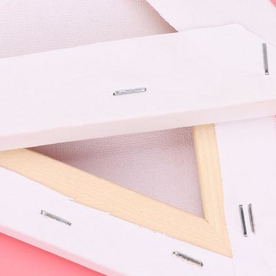 6 Pack Triangle Blank Stretched Canvas Board 15cm 100% Cotton stretched Canvases