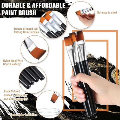 Nylon Hair Acrylic Painting Art Brushes Set Artist Watercolor Face Paint Brush Set
