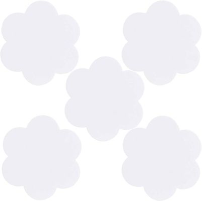 6 Pack Painting Canvas Panel Flower Shaped Art Stretched Canvas Boards For Painting