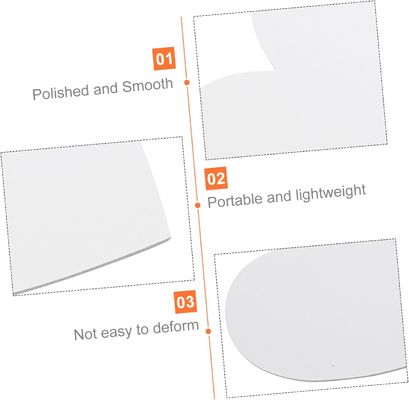 OEM Heart Shaped Blank Canvas Panels boards Primed Acid Free For Beginners And Artist