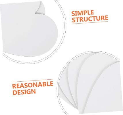 OEM Heart Shaped Blank Canvas Panels boards Primed Acid Free For Beginners And Artist