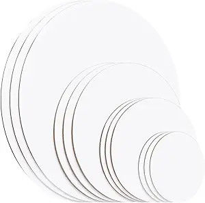 Matte Finish Round Painting Canvas Panel , Drawing Canvas Board For Oil Painting