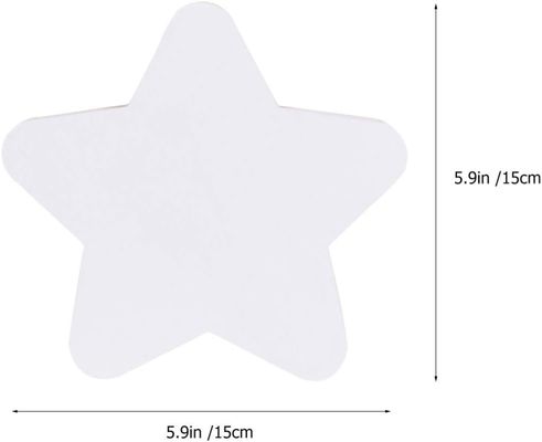 3mm Star Shape Artist Canvas Panels Non Toxic Cotton Blank Stretched Canvas Board