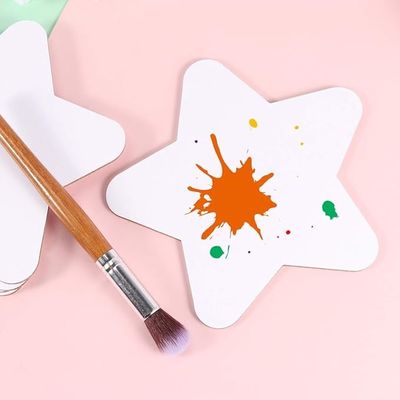 3mm Star Shape Artist Canvas Panels Non Toxic Cotton Blank Stretched Canvas Board