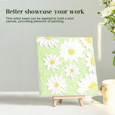 Multi Purpose Wooden Easel Display Stand A Frame Tabletop Art Display Easel Mini
